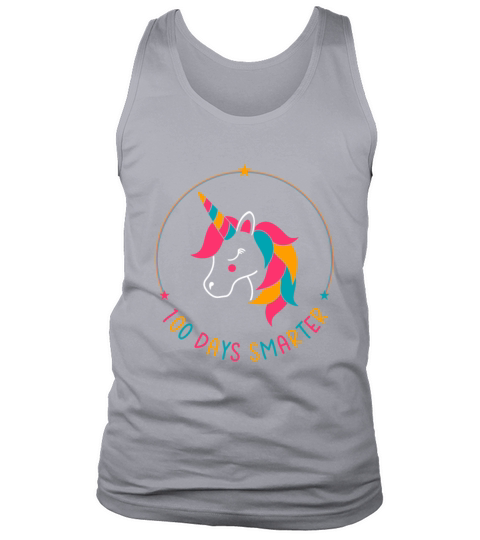 100 Days Smarter - 100 of School Unicorn Tank Top Unisex