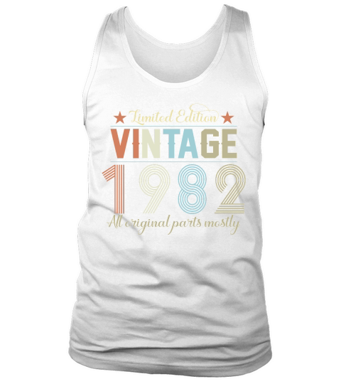 Birthday   Limited Edition Vintage 1982 Tank Top Unisex
