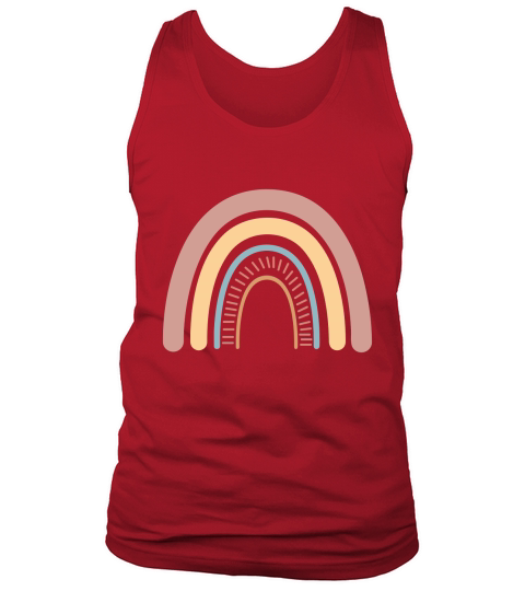Colorful Boho Rainbow Decorative Element Tank Top Unisex