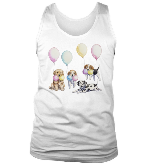 Dog Watercolor Bundle 12 Tank Top Unisex