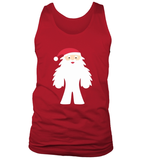 Funny Yeti Santa Claus Tank Top Unisex