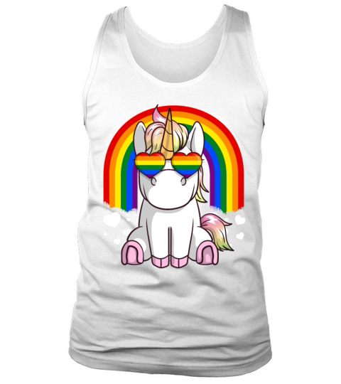 Gay Pride Unicorn - LGBTQ Support Tank Top Unisex