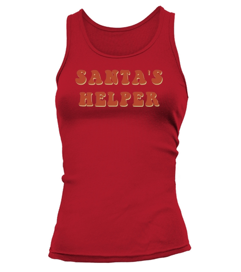 Santas Helper Retro Red Tank top Woman