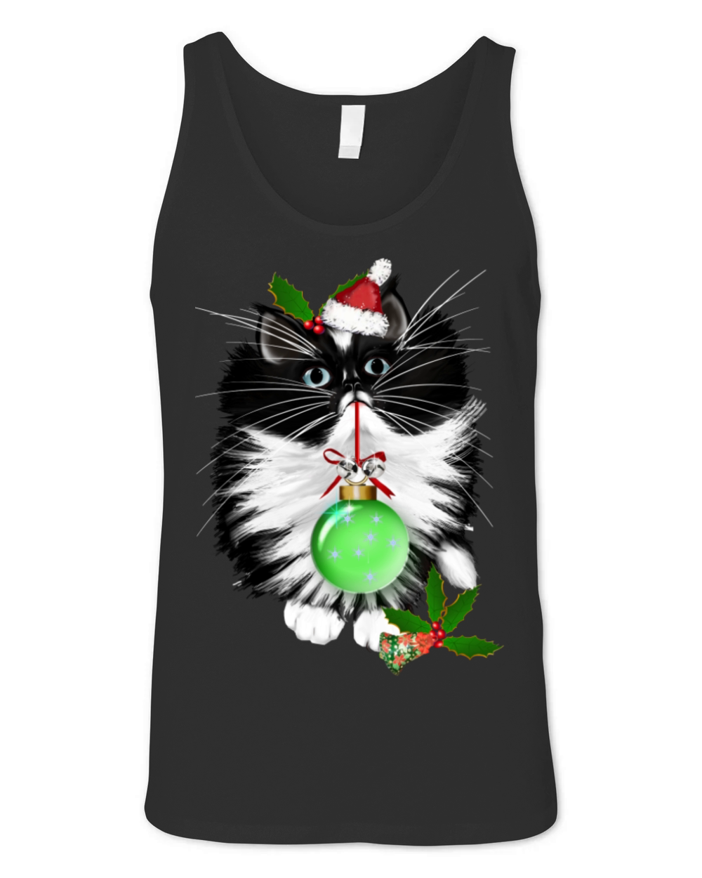 A Tuxedo Merry Christmas Unisex Jersey Tank