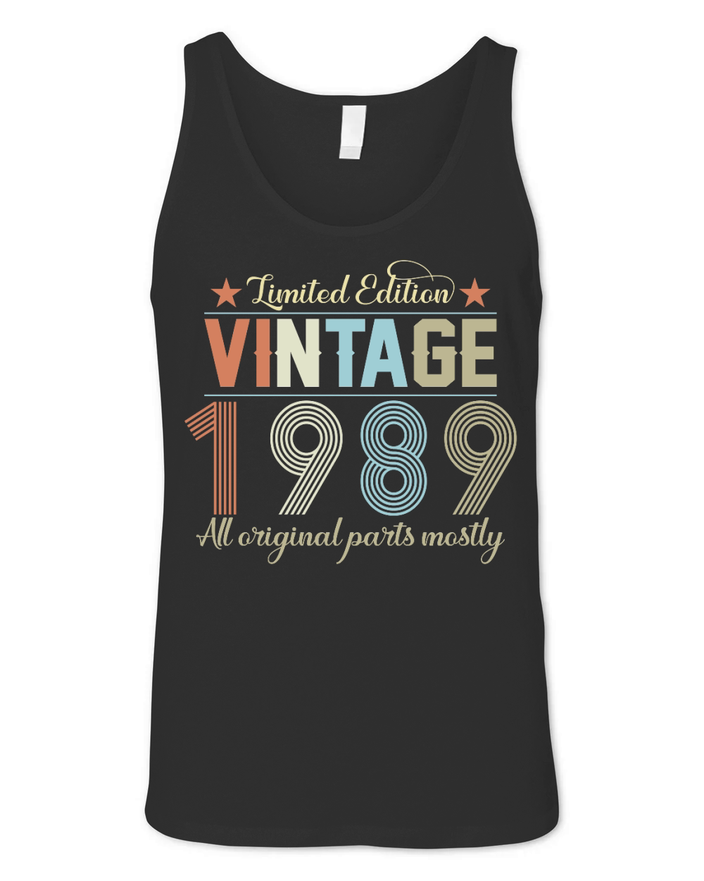 Birthday   Limited Edition Vintage 1989 Unisex Jersey Tank