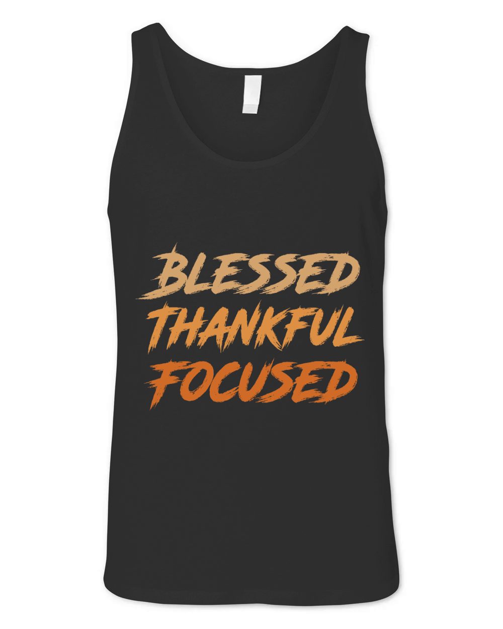 Blessed Thankful Focused Unisex Jersey Tank