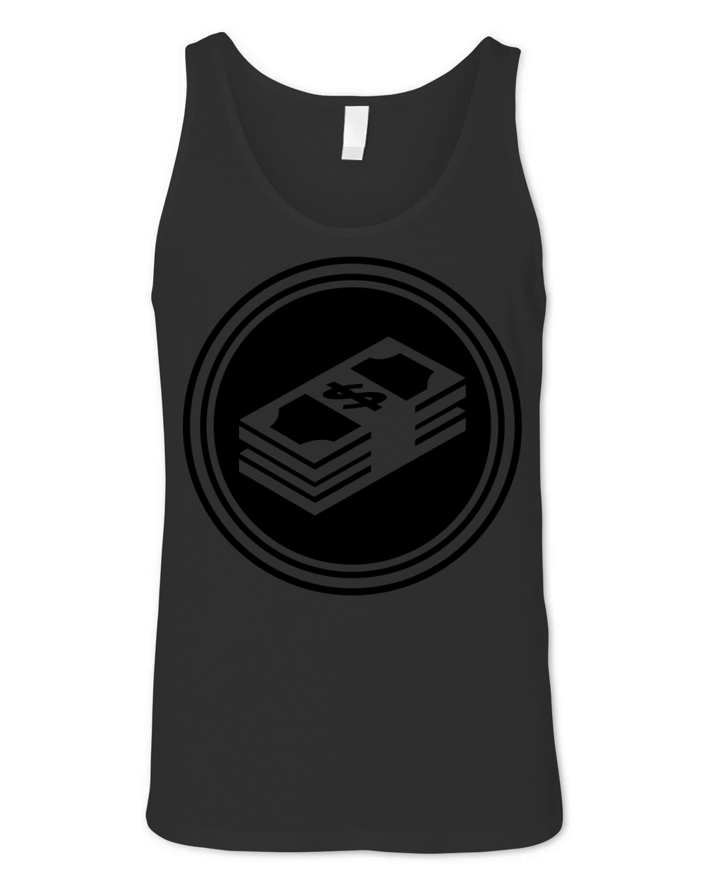 Money Money silhouette Unisex Jersey Tank