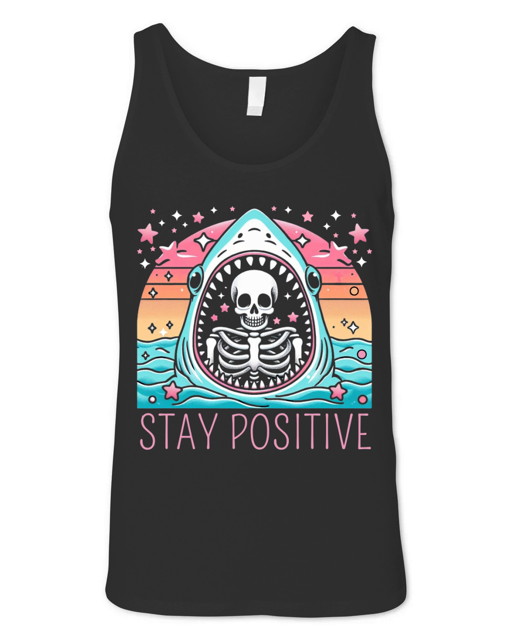 STAY POSITTIVE Unisex Jersey Tank