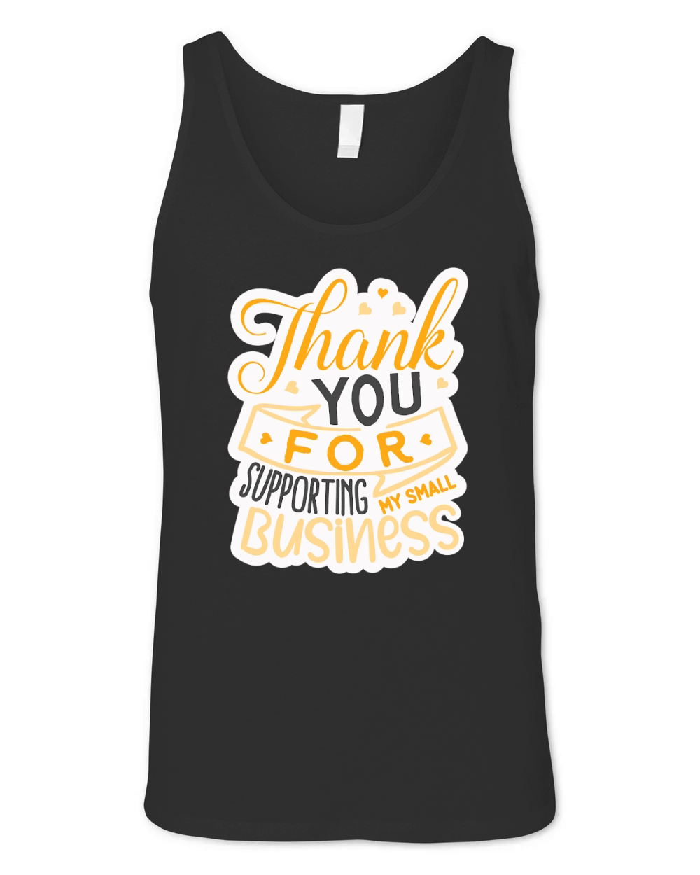 Thank you for supporting my small business Unisex Jersey Tank