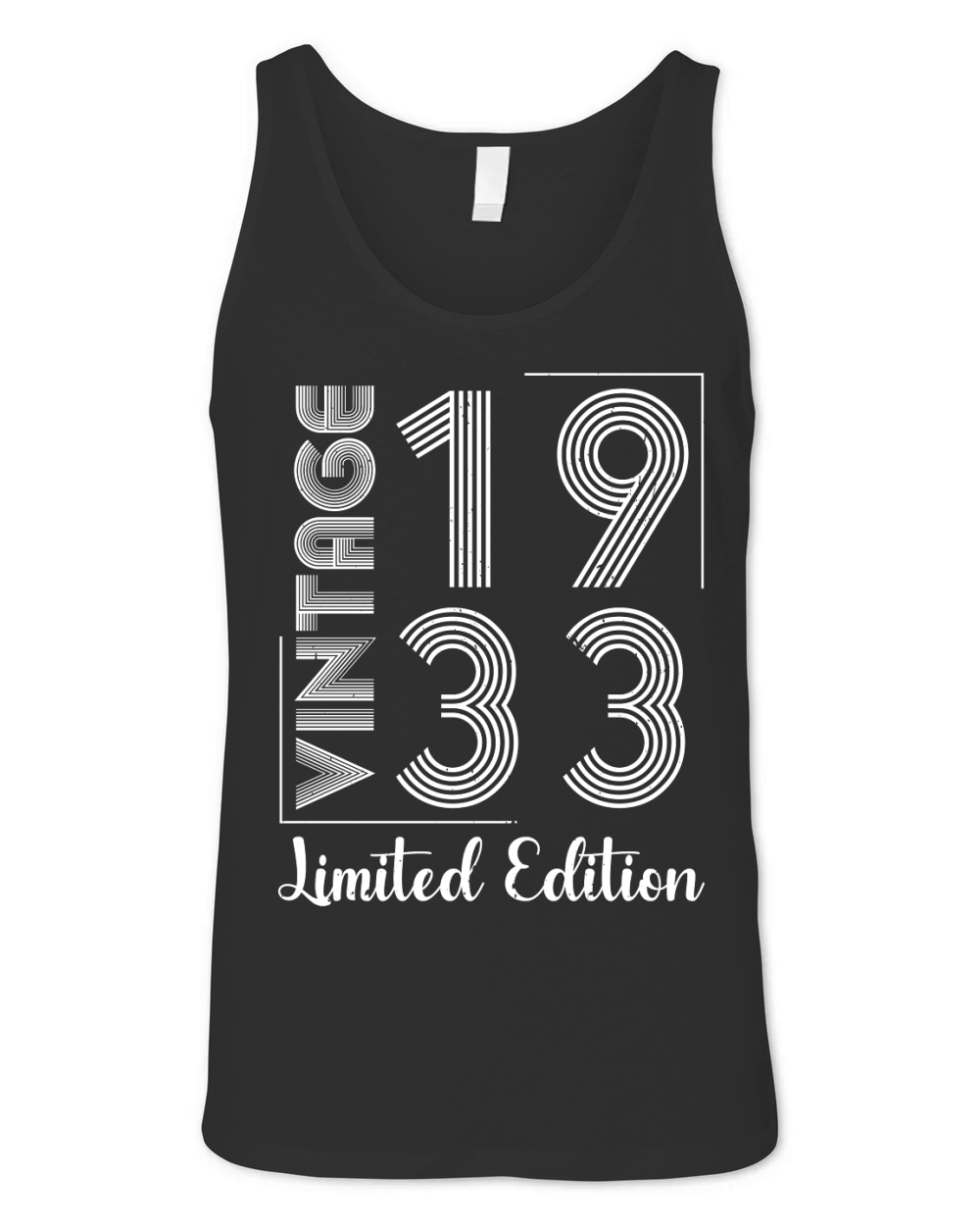 Vintage 1933 Limited Edition Birthday Unisex Jersey Tank