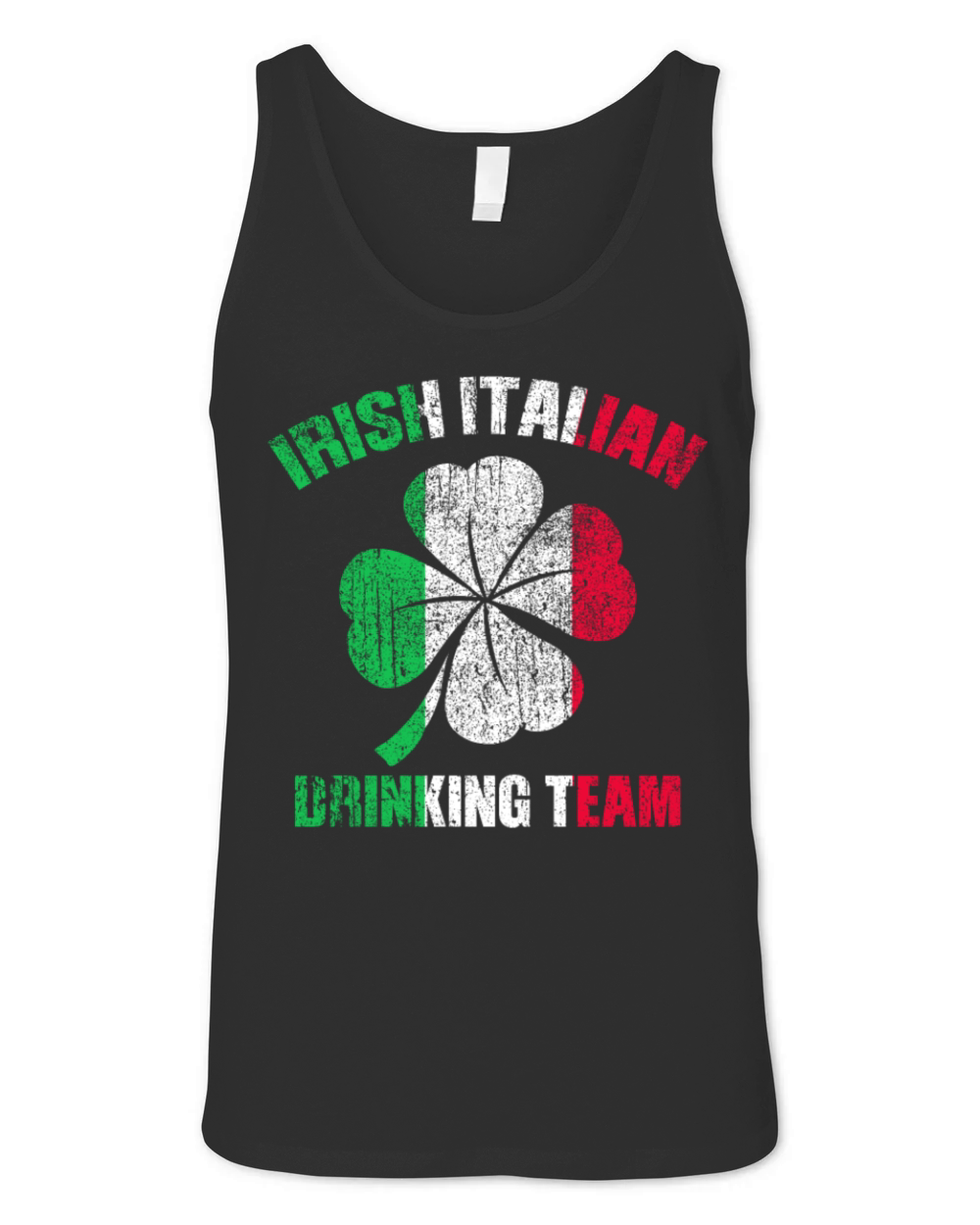 Vintage Irish Italian Drinking St Patrick s Day Te Unisex Jersey Tank