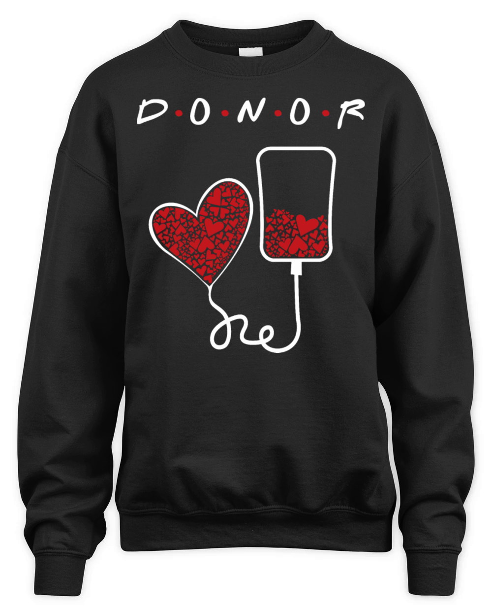 Donor - Blood Donation - World Blood Donor Month Unisex Premium Crewneck Sweatshirt