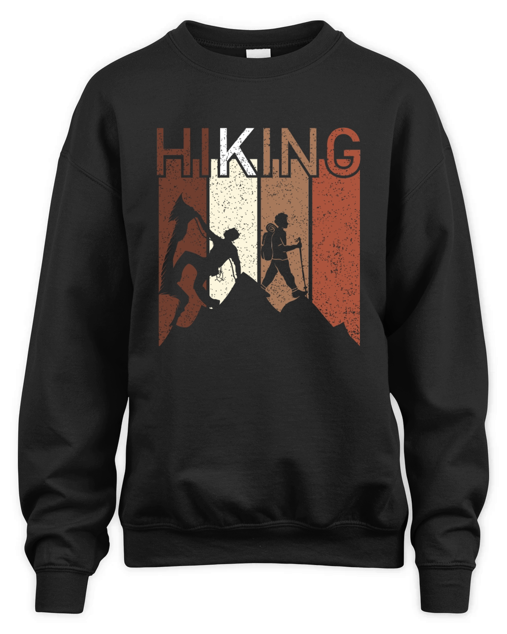 Vintage Hiking Unisex Premium Crewneck Sweatshirt