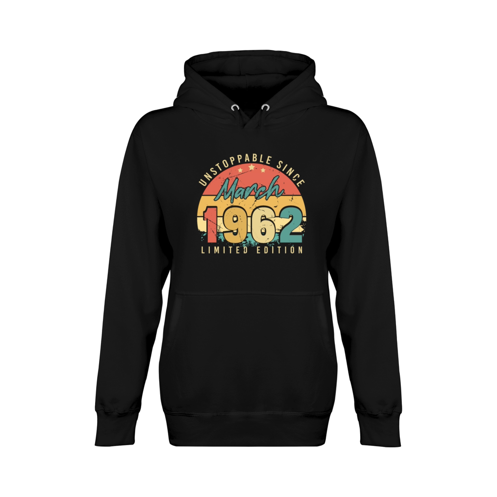 1962 March Vintage Limited Unisex Premium Pullover Hoodie