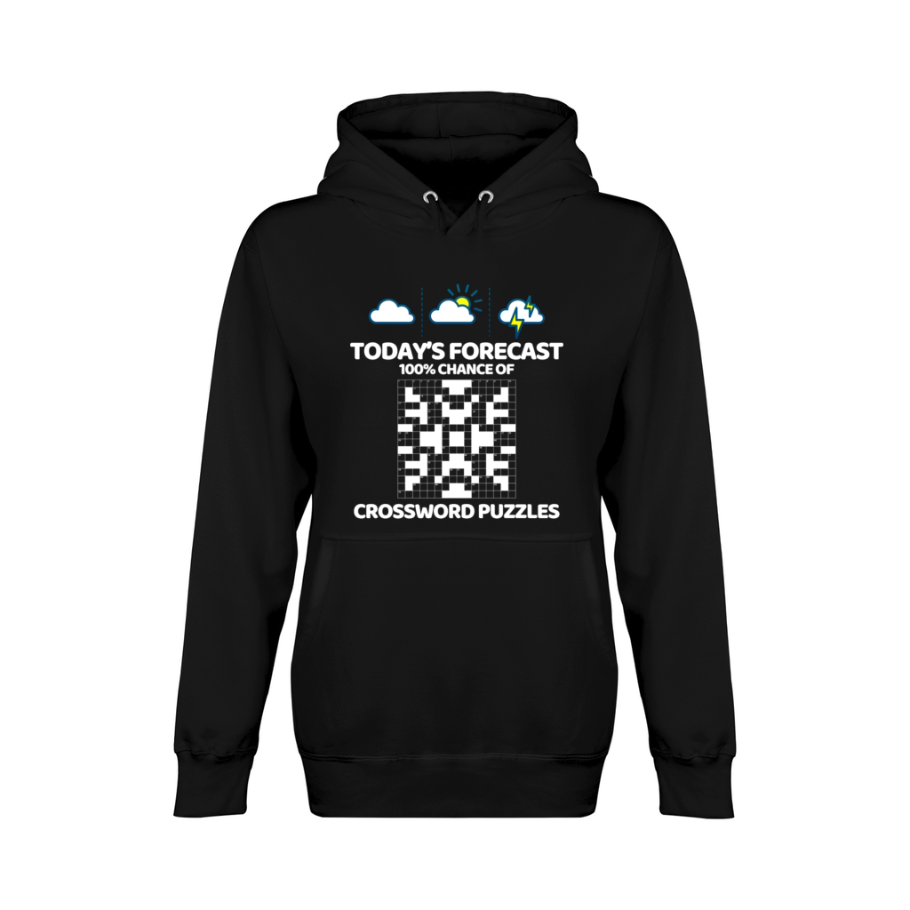 Funny Crossword Puzzle Crossword Puzzle Lover Gift Unisex Premium Pullover Hoodie