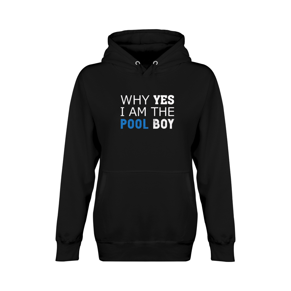 pool boy funny Unisex Premium Pullover Hoodie