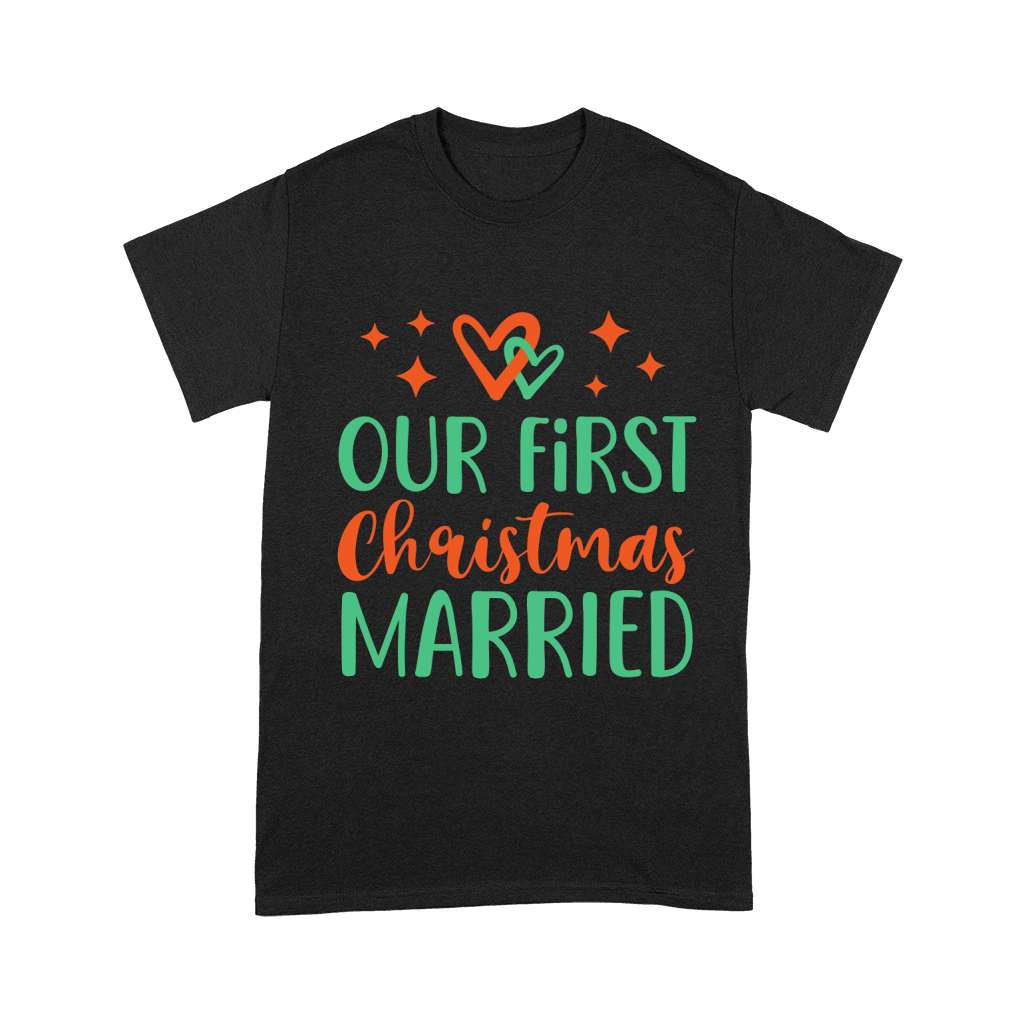 Our First Christmas Married   colored Unisex T-Shirt