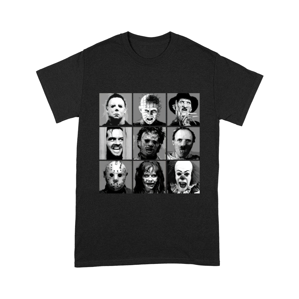 vintage style Funny Face Horror Halloween Movie Characters Version Unisex T-Shirt