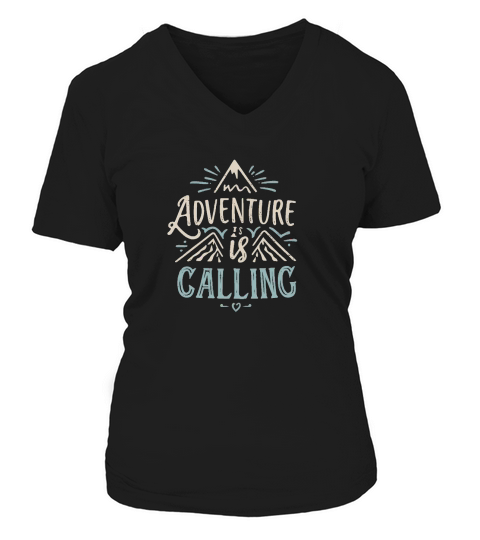 adventure is calling V-neck T-Shirt Woman