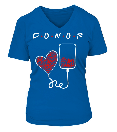 Donor - Blood Donation - World Blood Donor Month V-neck T-Shirt Woman