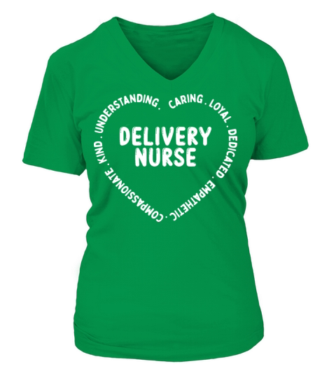 Labor Nurse Badge Reel Delivery Nursing Accessoire V-neck T-Shirt Woman