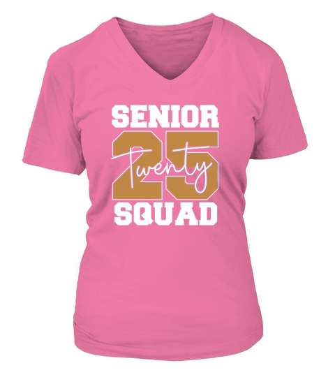 Senior twenty 2025 squad V-neck T-Shirt Woman