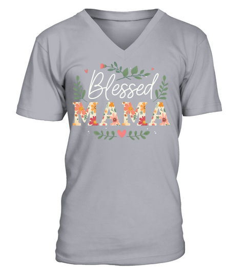 Blessed mama 1.01 V-Neck T-shirt