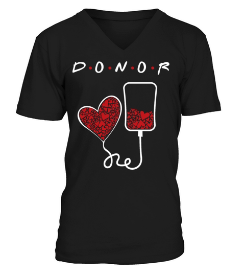 Donor - Blood Donation - World Blood Donor Month V-Neck T-shirt