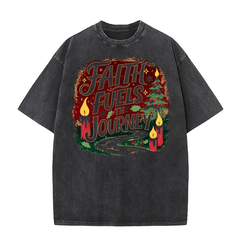 Faith Fuels the Journey Washed T-Shirt