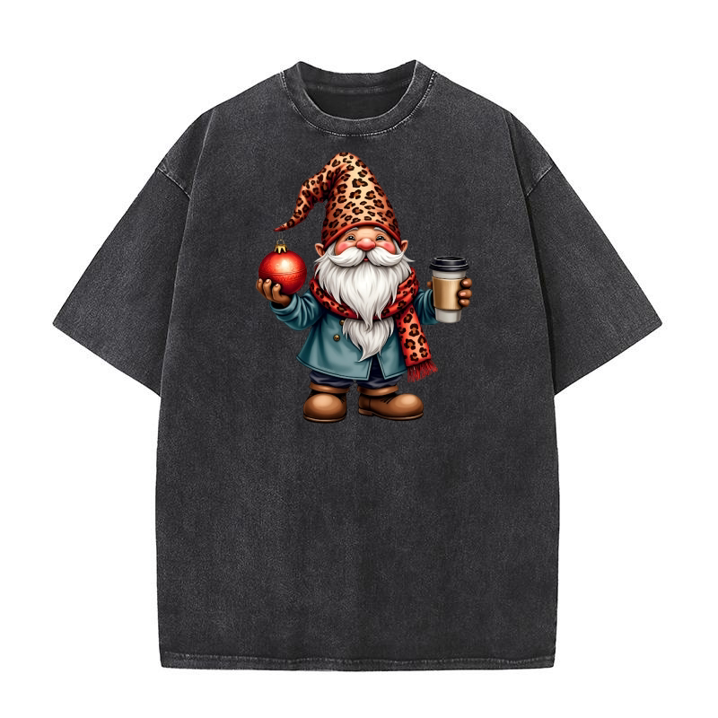 Gnome Sublimation Clipart 10 29 Washed T-Shirt
