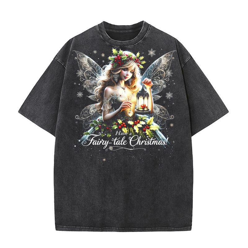 Have a Fairy Tale Christmas Washed T-Shirt