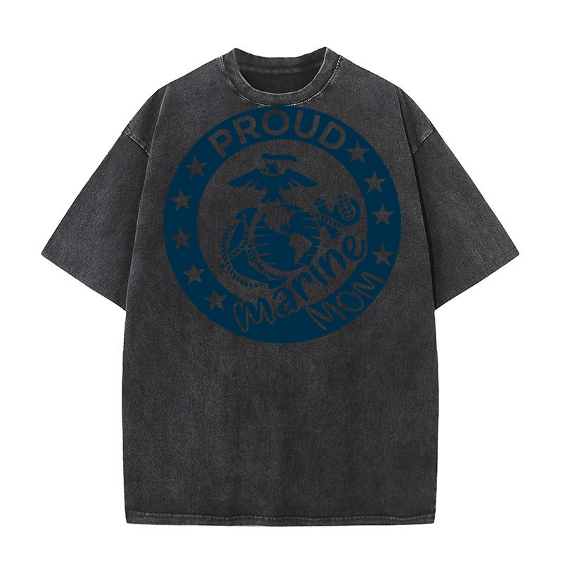 Marine Mom 05 Washed T-Shirt