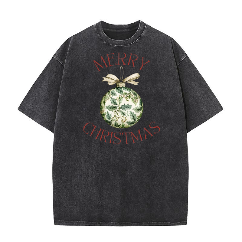 Merry christmas front 4 Washed T-Shirt