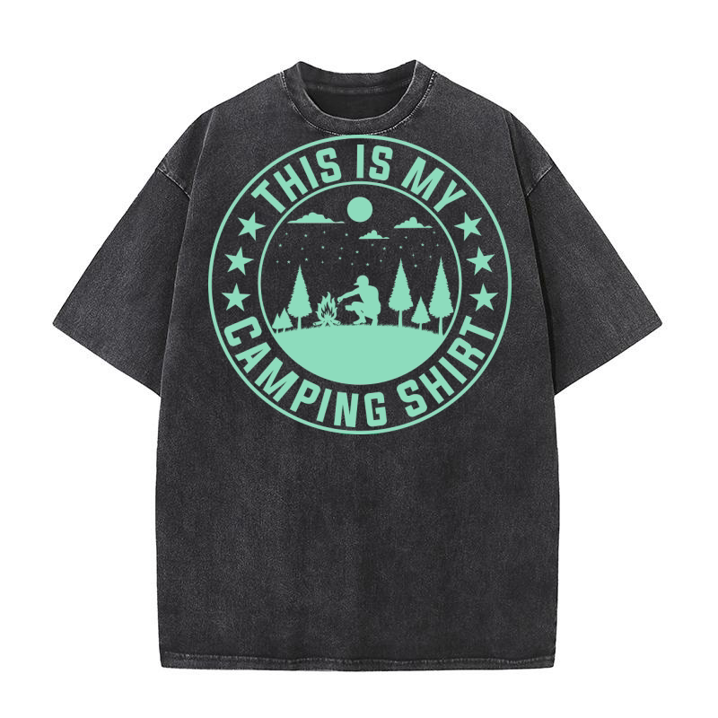 THIS IS MY CAMPING SHIRT Washed T-Shirt