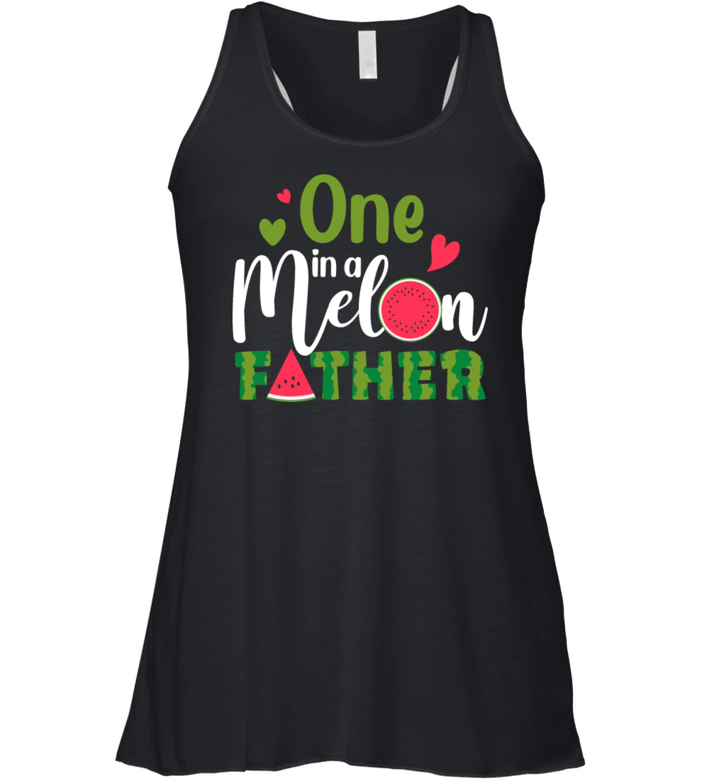 Family One In A Melon Father Birthday Party Matchi Women's Flowy Tank Top