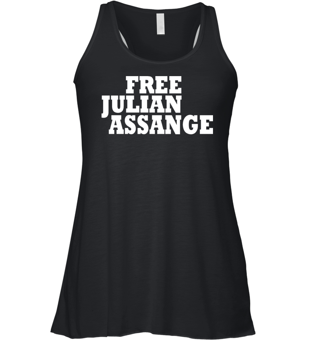 FREE JULIAN ASSANGE Women's Flowy Tank Top