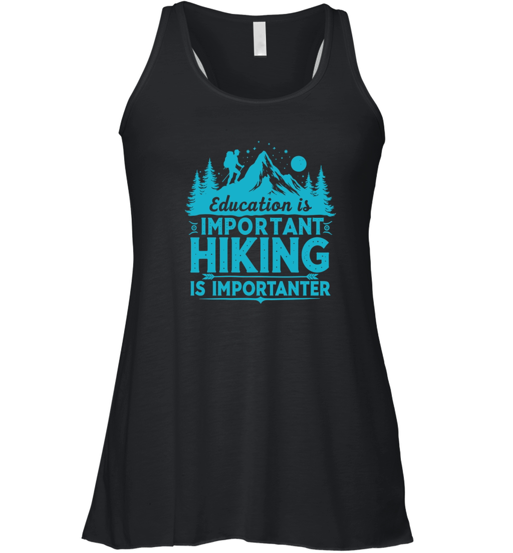Important hiking is importanter Women's Flowy Tank Top