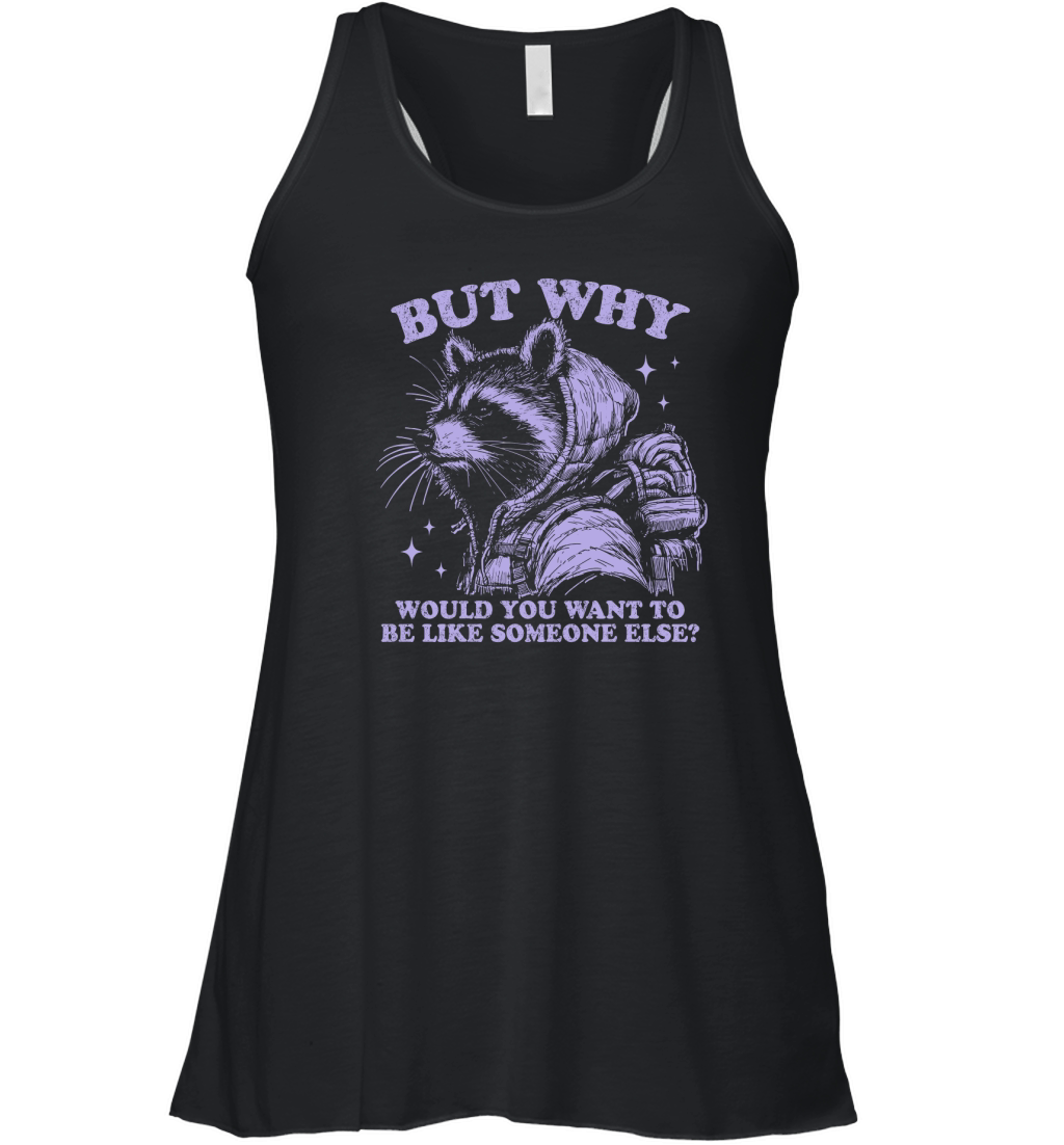 Inspirational Self Love Raccoon D Violet Women's Flowy Tank Top