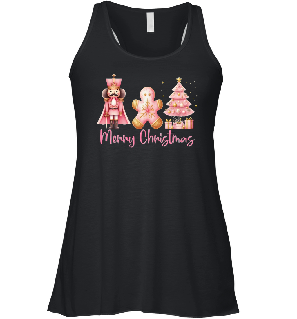 Nutcracker Merry Christmas Women's Flowy Tank Top