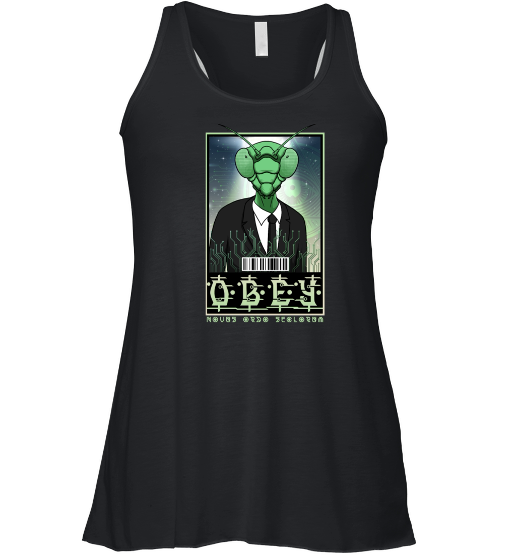 Obey - Novus Ordo Seclorum - Mantis Alien Women's Flowy Tank Top