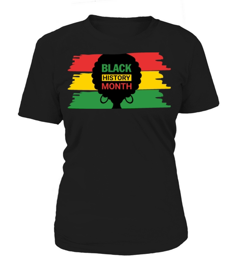 Black history month Afro Black lives matter design Women's T-Shirt