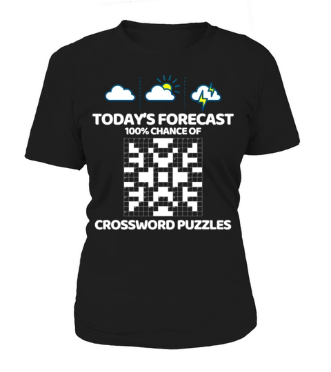 Funny Crossword Puzzle Crossword Puzzle Lover Gift Women's T-Shirt