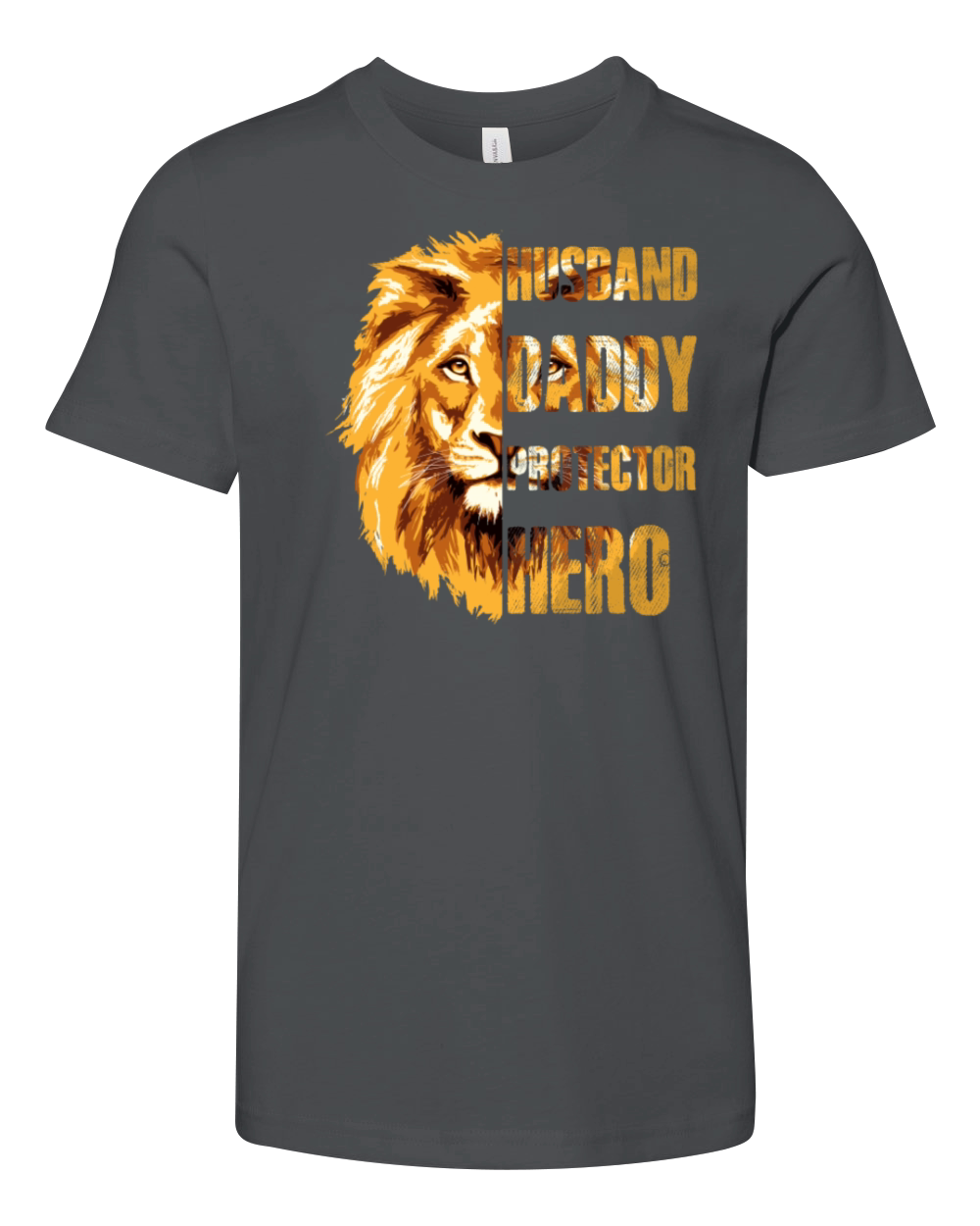 Husband Daddy Protector Hero Youth Unisex Jersey Tee