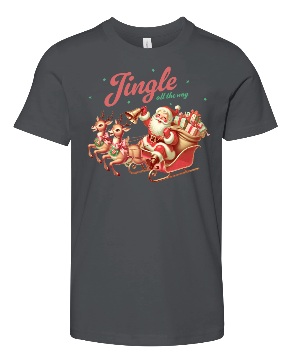Jingle all the way Youth Unisex Jersey Tee