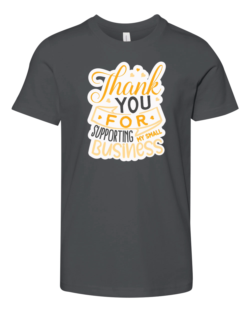Thank you for supporting my small business Youth Unisex Jersey Tee