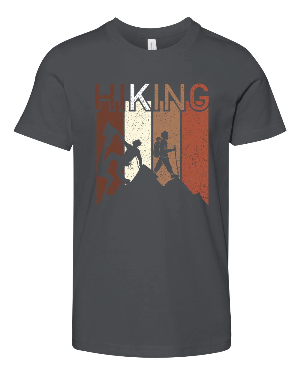 Vintage Hiking Youth Unisex Jersey Tee
