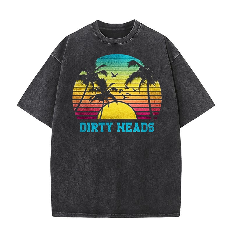 Sunset Dirty Heads Washed T-Shirt