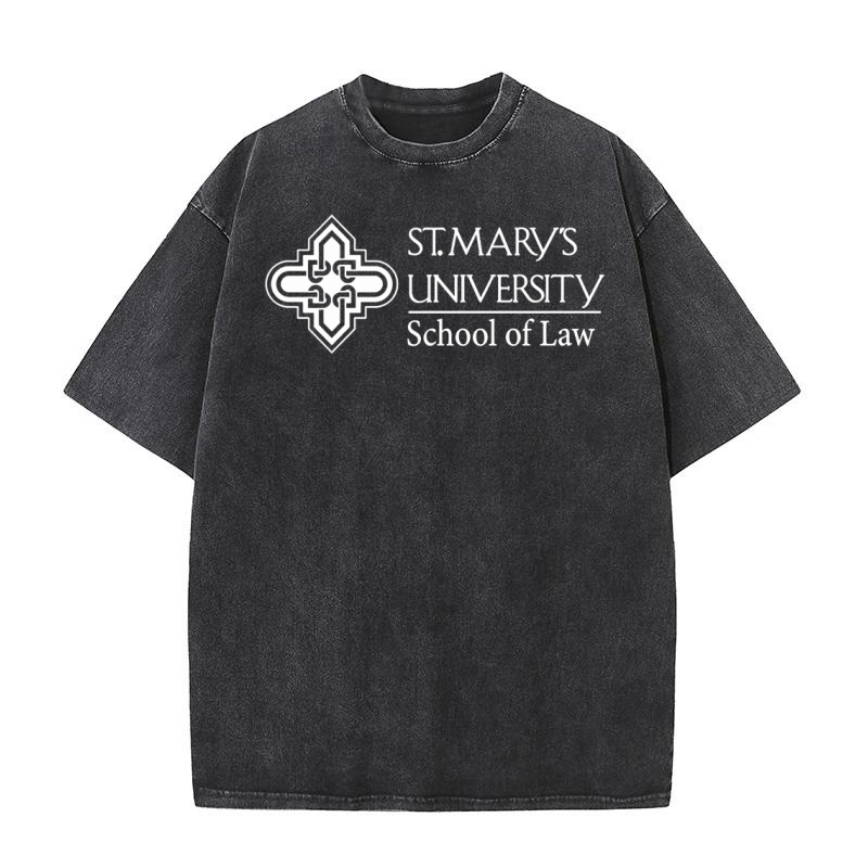 St Marys University School of Law Washed T-Shirt
