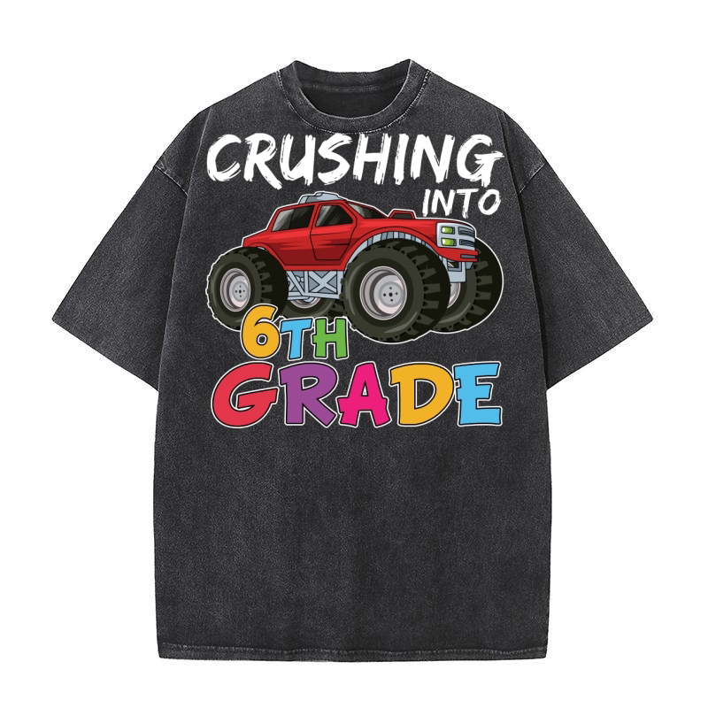 back to school   crushing  into 6th grade Washed T-Shirt