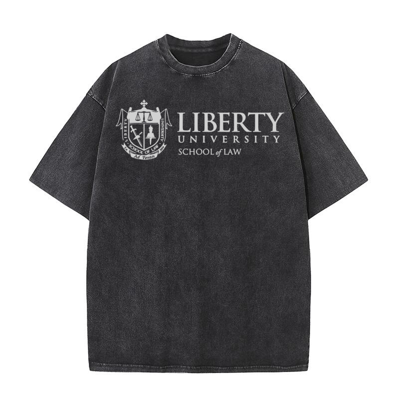 Liberty University School of Law Washed T-Shirt